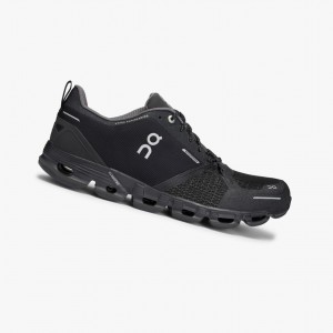 Black On Cloudflyer Waterproof Men Road Running Shoes | 640XEORYT