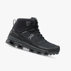 Black On Cloudrock 2 Waterproof Women Hiking Boots | 168GQXKDM