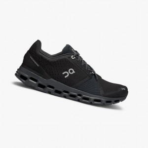 Black On Cloudstratus Men Road Running Shoes | 985AFUXPB