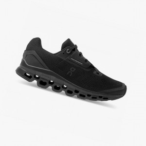 Black On Cloudstratus Women Road Running Shoes | 019LOYRCI