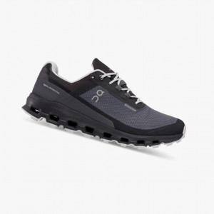 Black On Cloudvista Waterproof Women Running Shoes | 864LJTUZC