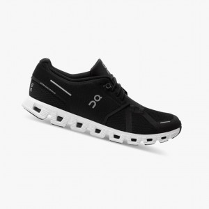 Black / White On Cloud 5 Men Running Shoes | 024DAQRTJ