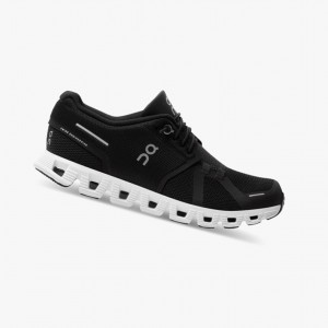 Black / White On Cloud 5 Women Running Shoes | 427UDOVWM