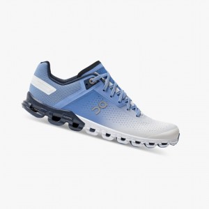 Blue / White On Cloudflow Women Training Shoes | 908VDLKOH