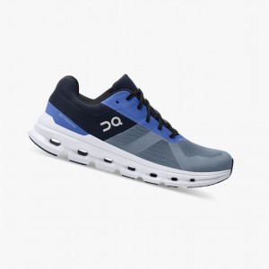 Metal / Midnight On Cloudrunner Men Running Shoes | 913NKYALF