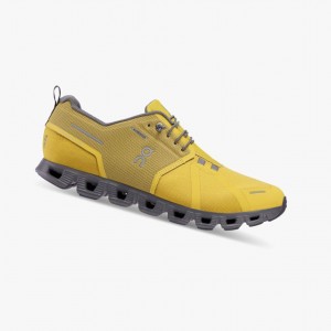 Mustard On Cloud 5 Waterproof Men Running Shoes | 891QXNOUK