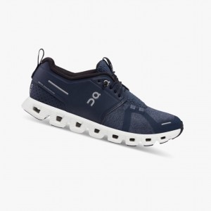 Navy On Cloud 5 Terry Women Running Shoes | 285UDFPCW