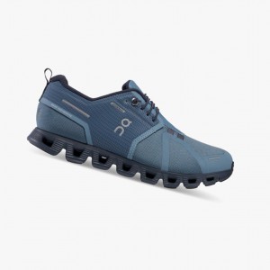 Navy On Cloud 5 Waterproof Women Running Shoes | 548ETNHSX