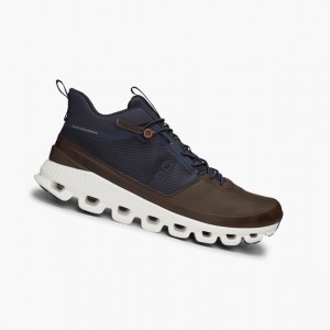 Navy On Cloud Hi Men Road Running Shoes | 051CEOGTM