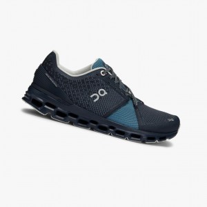 Navy On Cloudstratus Women Road Running Shoes | 804KQVPFS