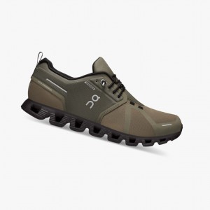 Olive / Black On Cloud 5 Waterproof Men Running Shoes | 970KFNWGM