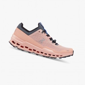 Rose / Deep Blue On Cloudultra Women Trail Running Shoes | 410MGSWOJ