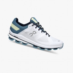 White On Cloudsurfer 6 Men Road Running Shoes | 413VUHKOP