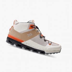 White On Cloudtrax Men Hiking Boots | 390PNCGMT