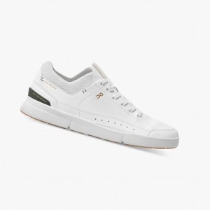 White / Green On The Roger Centre Court Men Sneakers | 723ARLQGV