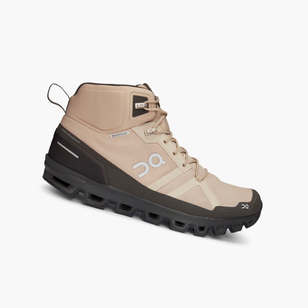 Beige On Cloudrock Waterproof Men Hiking Boots | 142BRFYSH