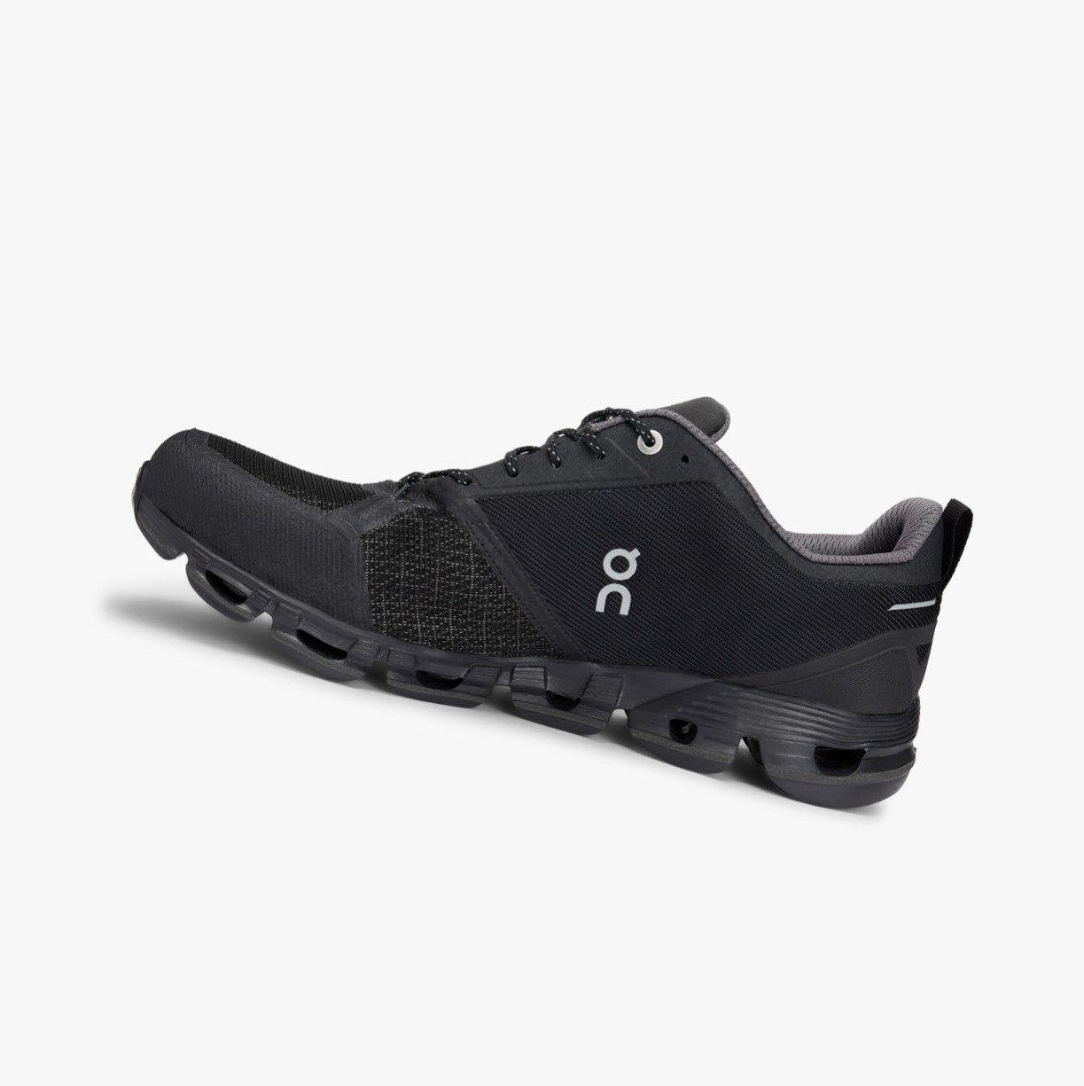 Black On Cloudflyer Waterproof Men Road Running Shoes | 640XEORYT