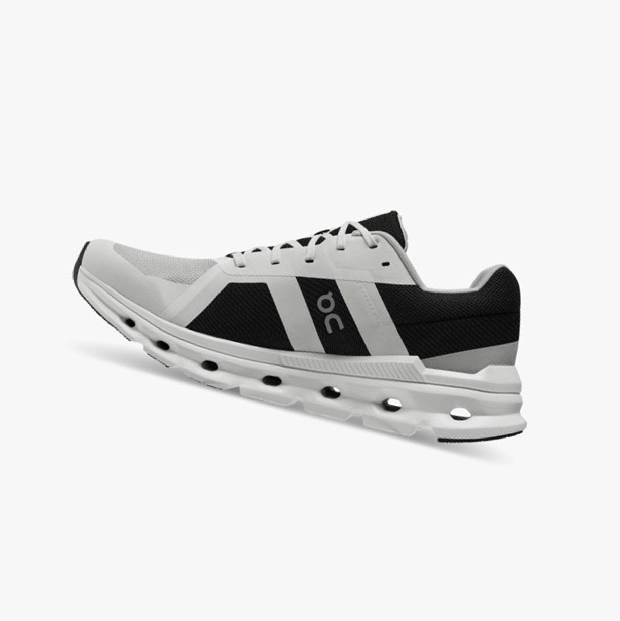 Black On Cloudrunner Men Running Shoes | 482HUVXAO