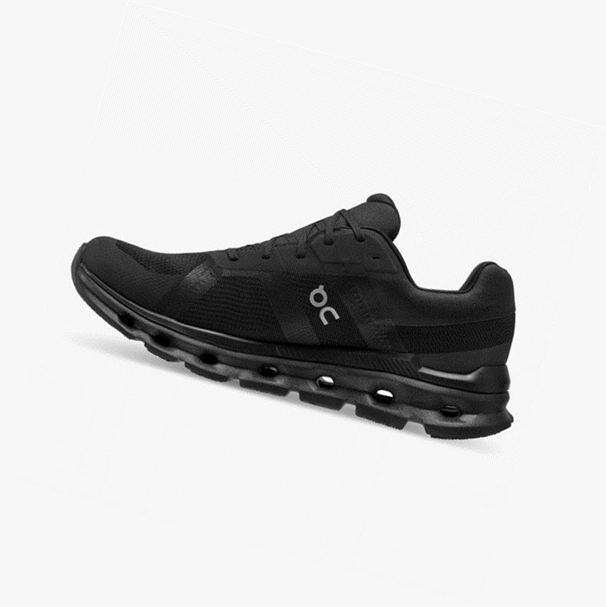 Black On Cloudrunner Waterproof Men Running Shoes | 547QXRGFK