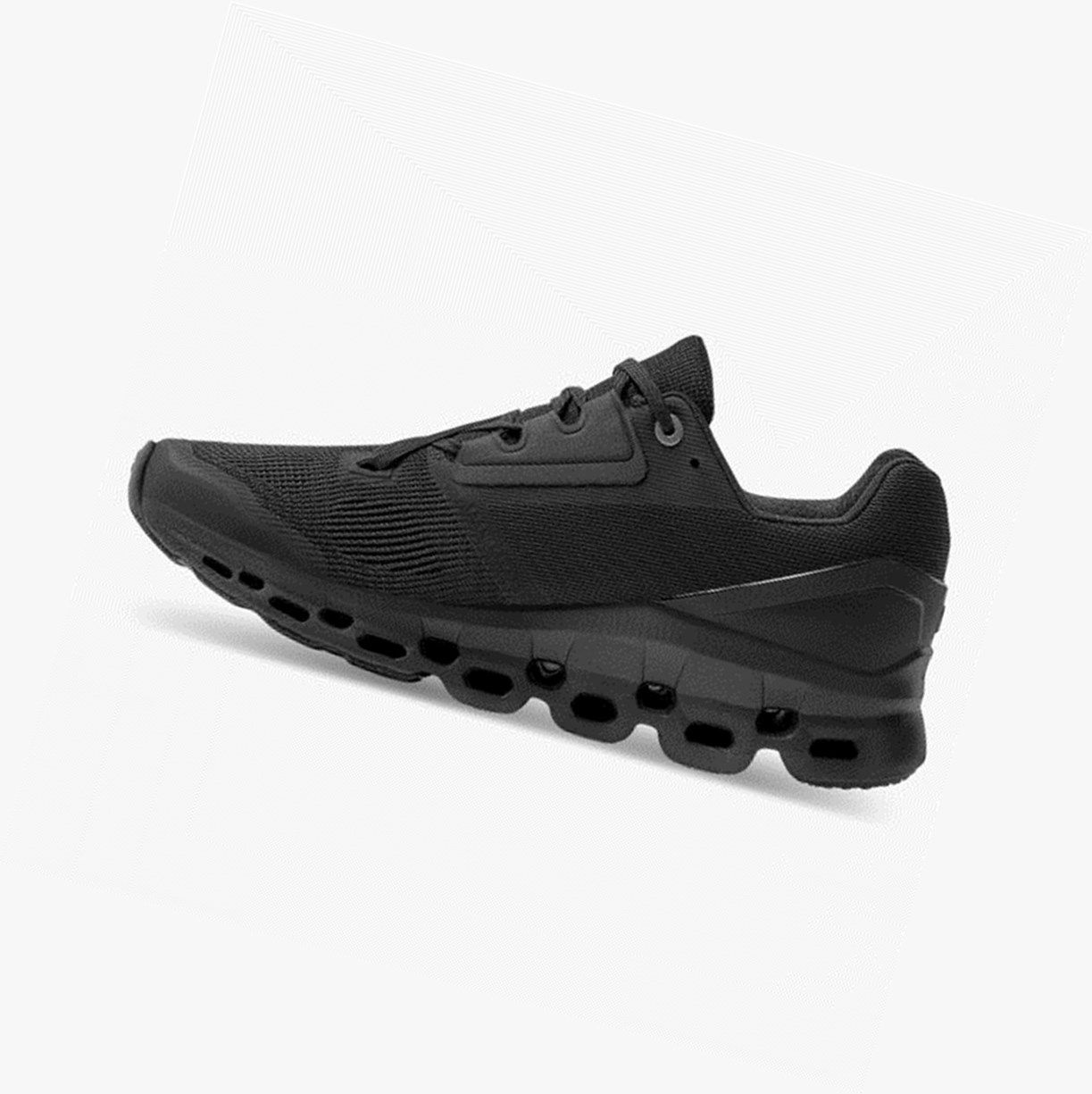 Black On Cloudstratus Women Road Running Shoes | 019LOYRCI