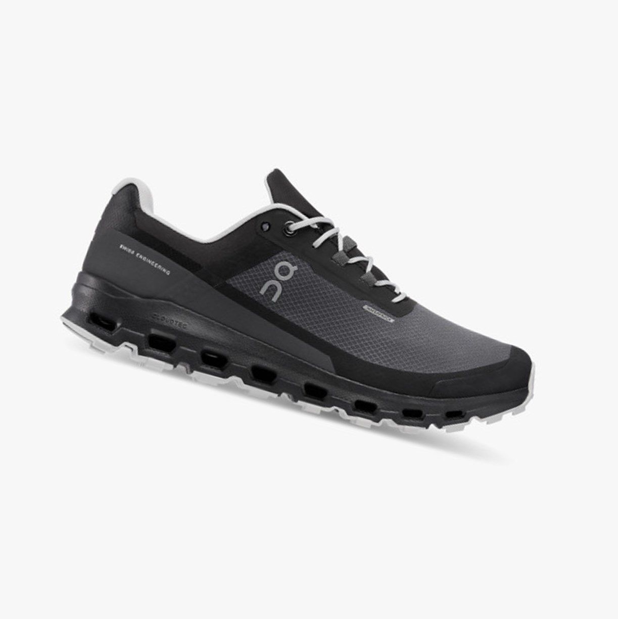 Black On Cloudvista Waterproof Men Running Shoes | 615AZGWSX