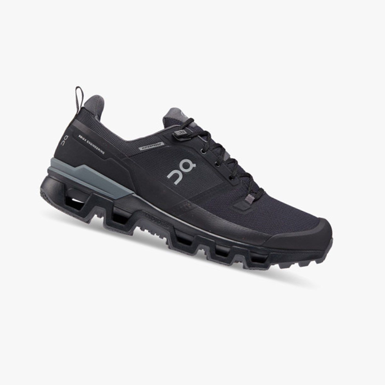 Black On Cloudwander Waterproof Men Running Shoes | 547QKLGMW