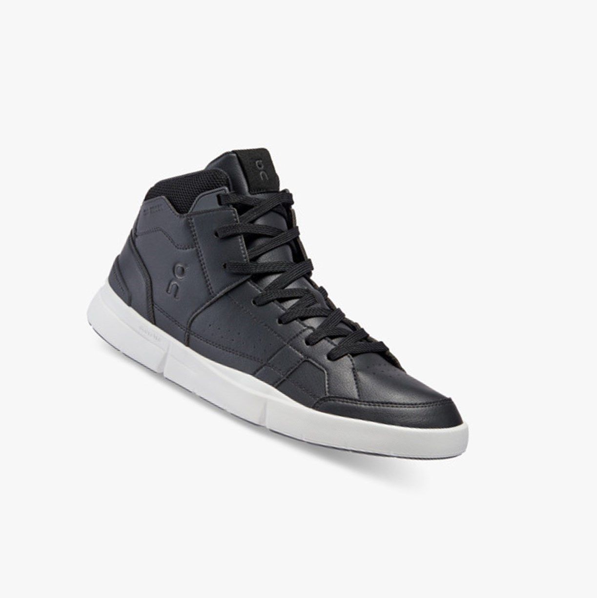 Black On The Roger Clubhouse Mid Men Running Shoes | 921BNQXVP