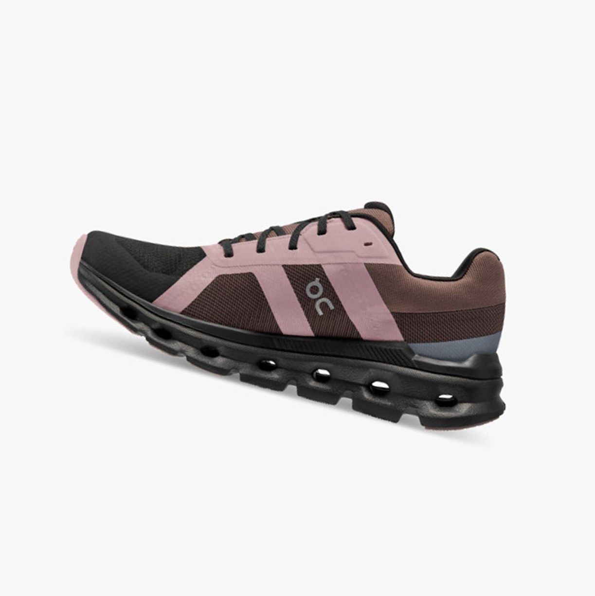 Black / Purple On Cloudrunner Waterproof Women Running Shoes | 640WEOSAT