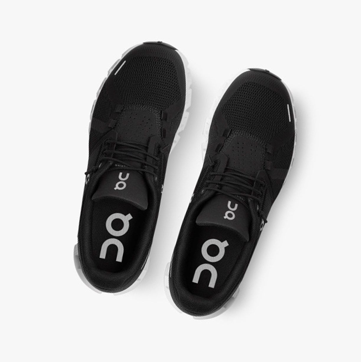 Black / White On Cloud 5 Women Running Shoes | 427UDOVWM