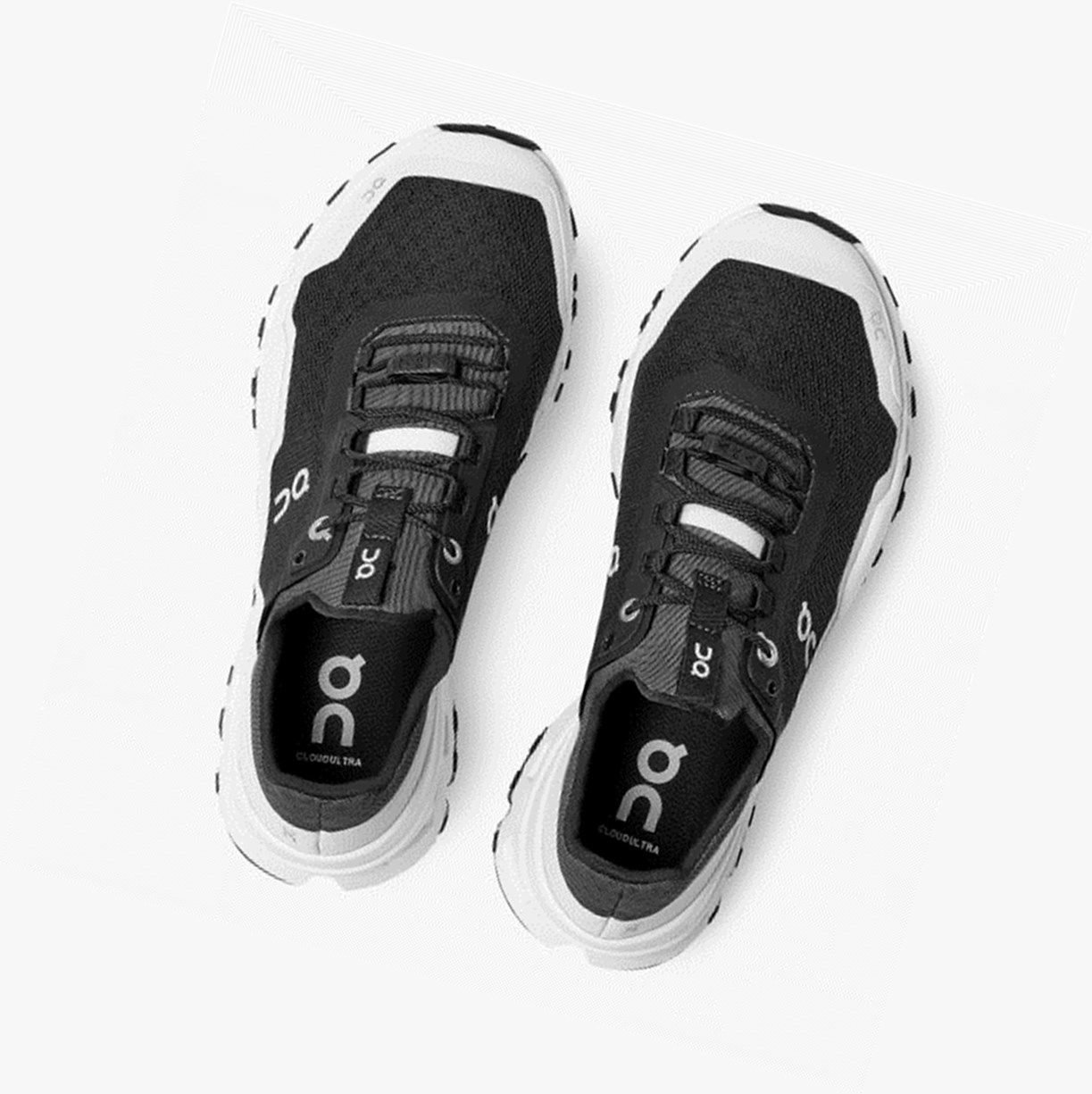 Black / White On Cloudultra Women Trail Running Shoes | 689CWADHF