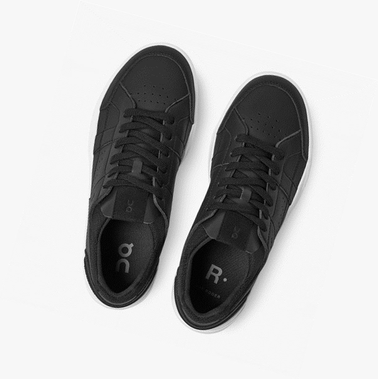 Black / White On The Roger Clubhouse Men Sneakers | 347QBMSVW