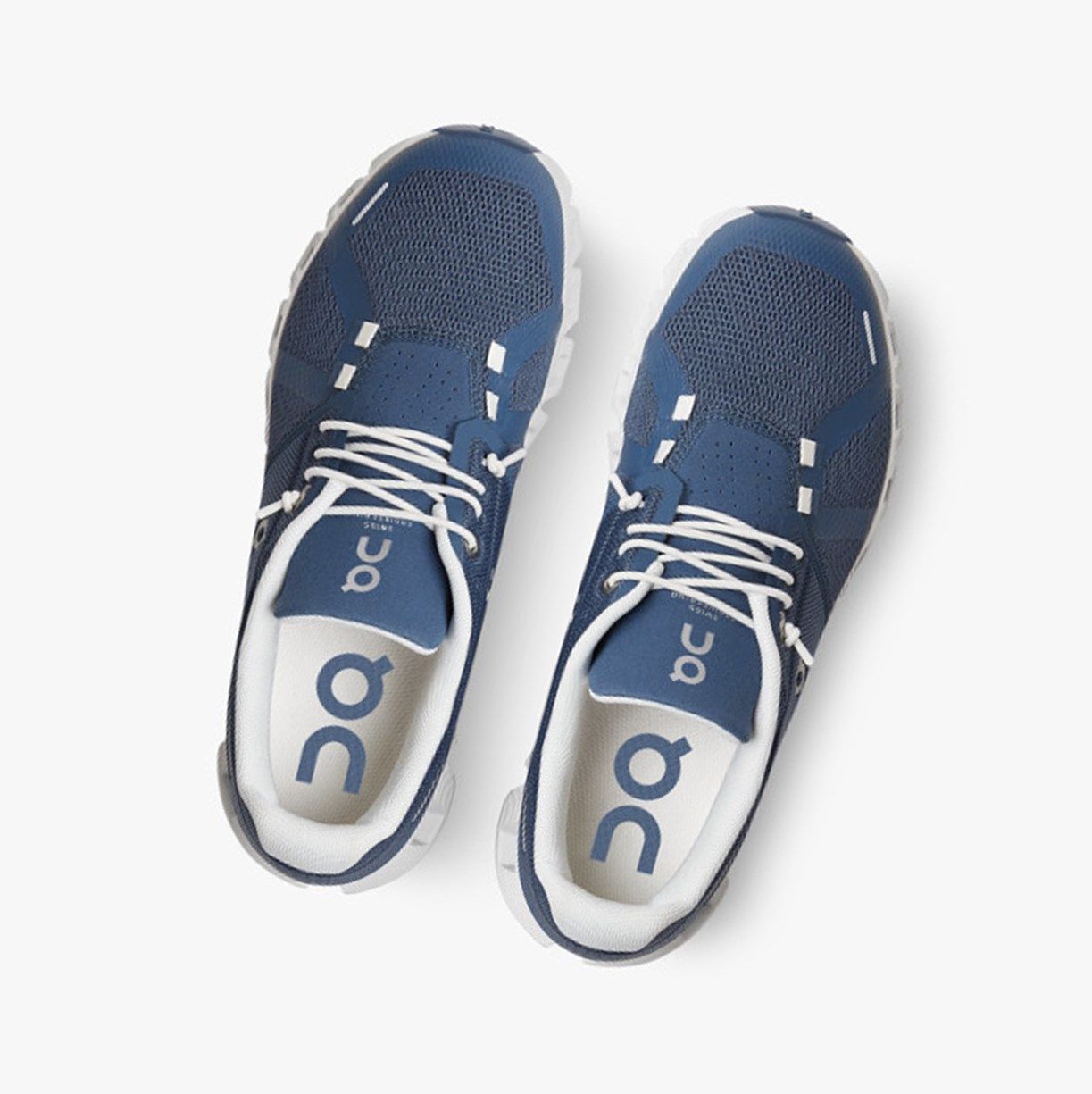 Blue / White On Cloud 5 Women Running Shoes | 341OUAYGE