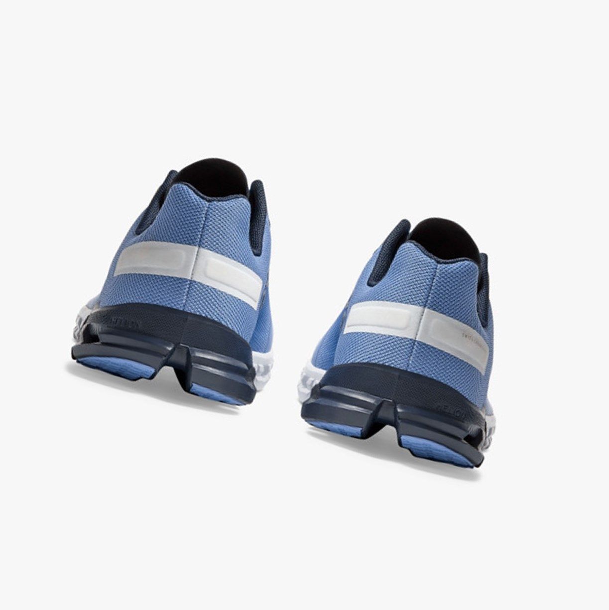 Blue / White On Cloudflow Women Training Shoes | 908VDLKOH