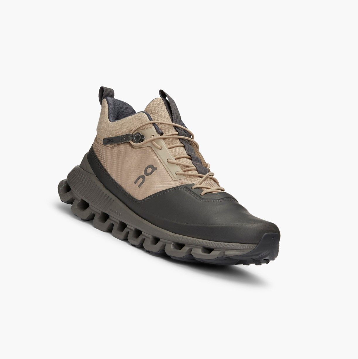 Brown On Cloud Hi Women Road Running Shoes | 850QDMEWG