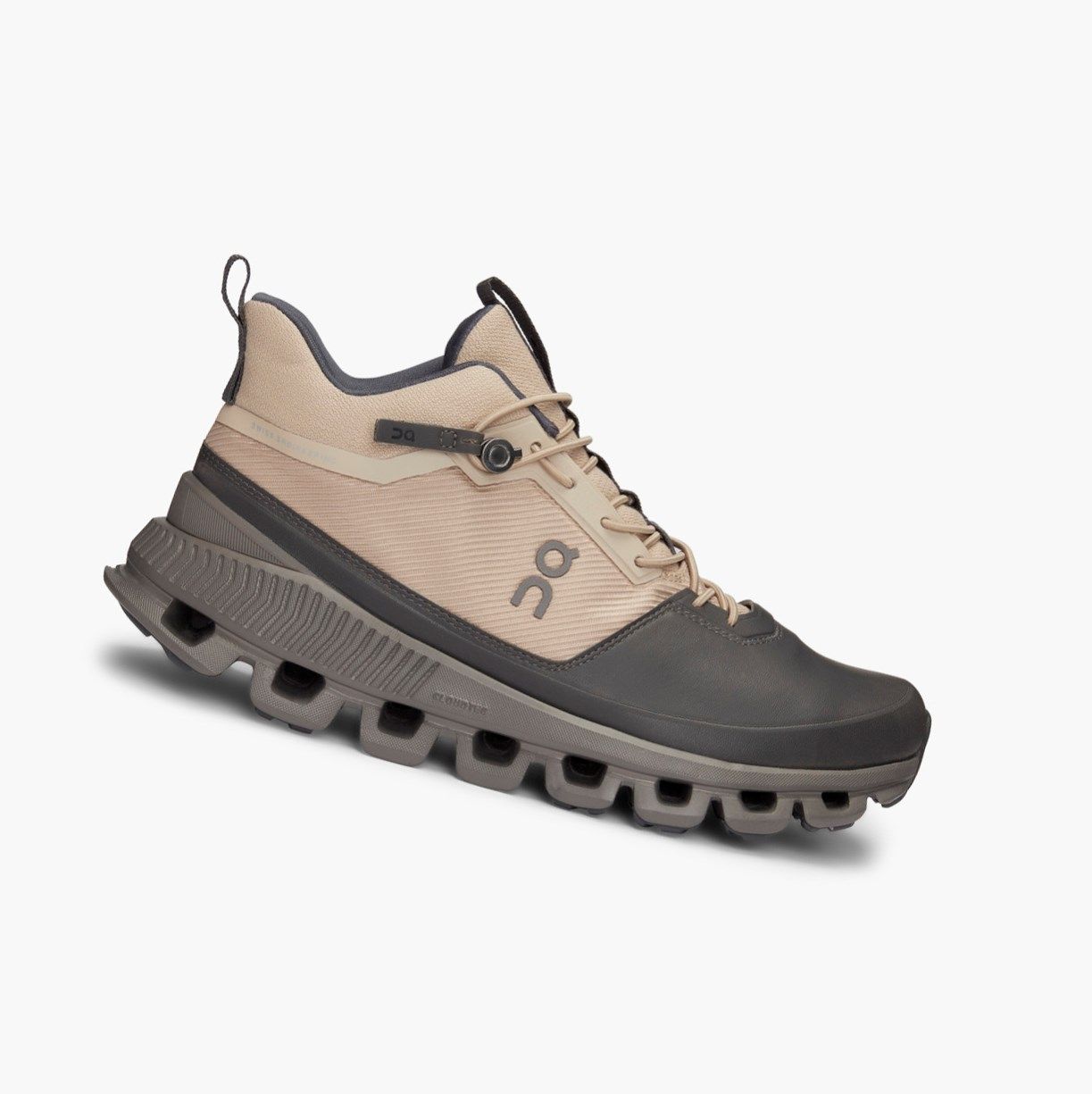 Brown On Cloud Hi Women Road Running Shoes | 850QDMEWG