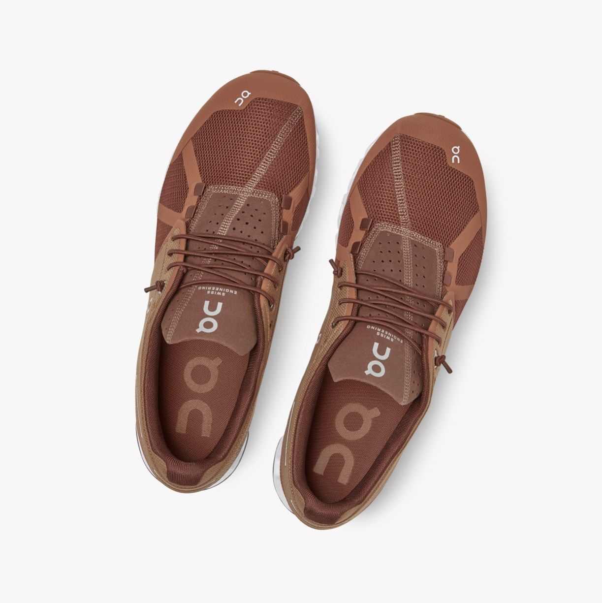 Brown On Cloud Men Road Running Shoes | 217PBXEYM