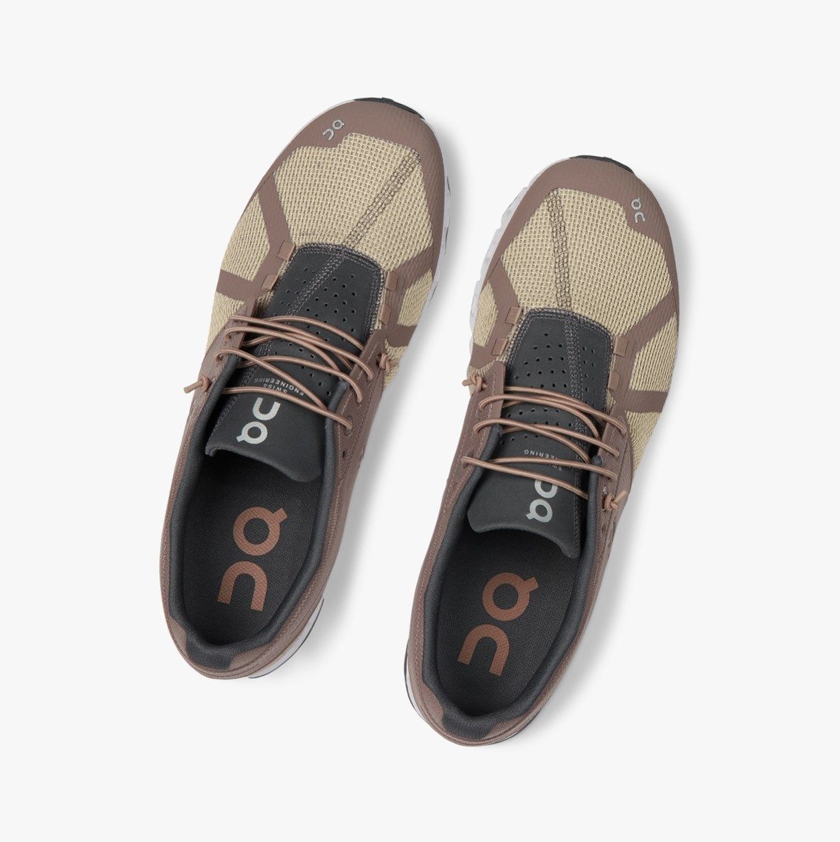 Brown On Cloud Men Road Running Shoes | 291OTRXAG