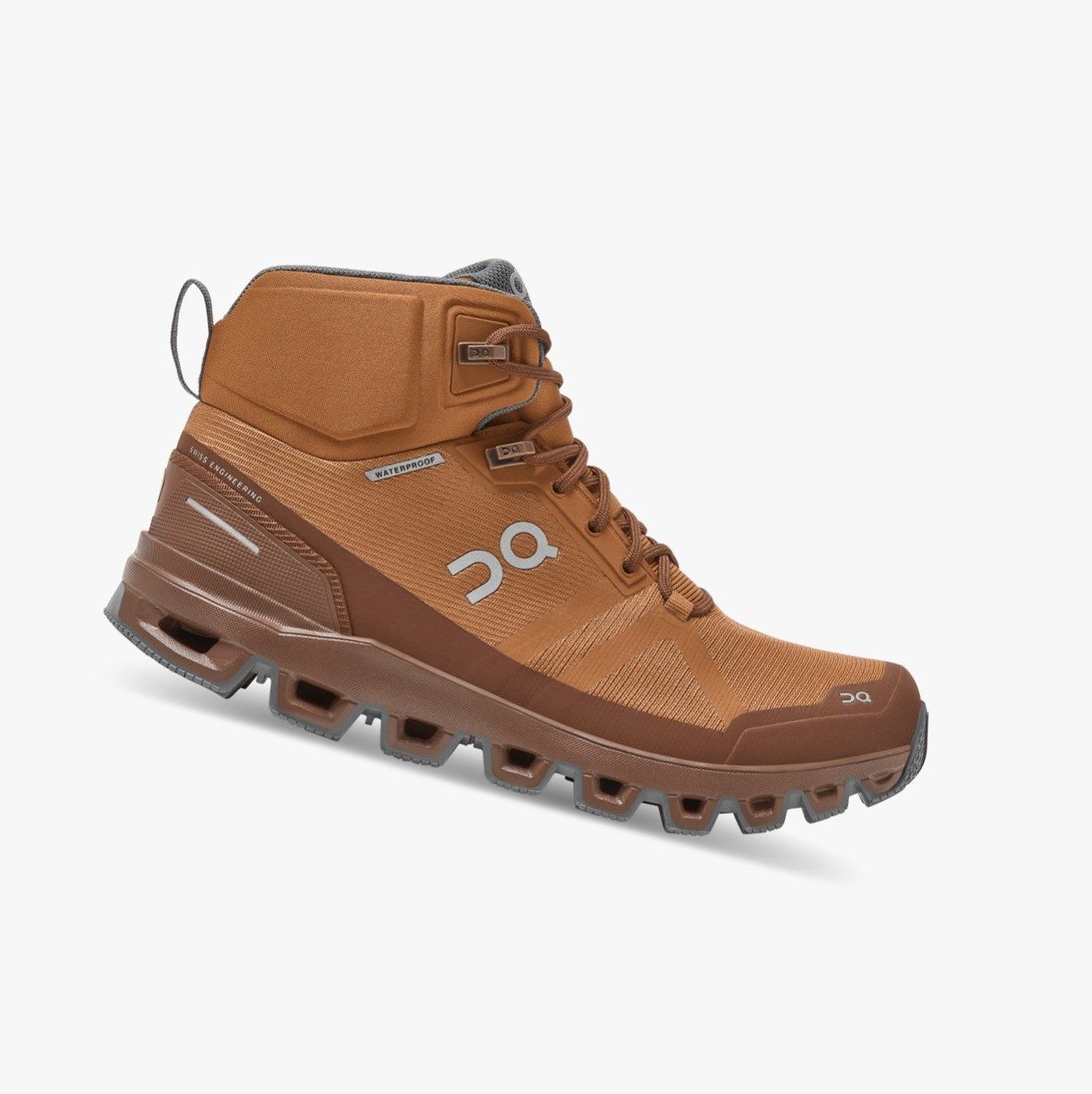 Brown On Cloudrock Waterproof Women Hiking Boots | 826SPDLCX