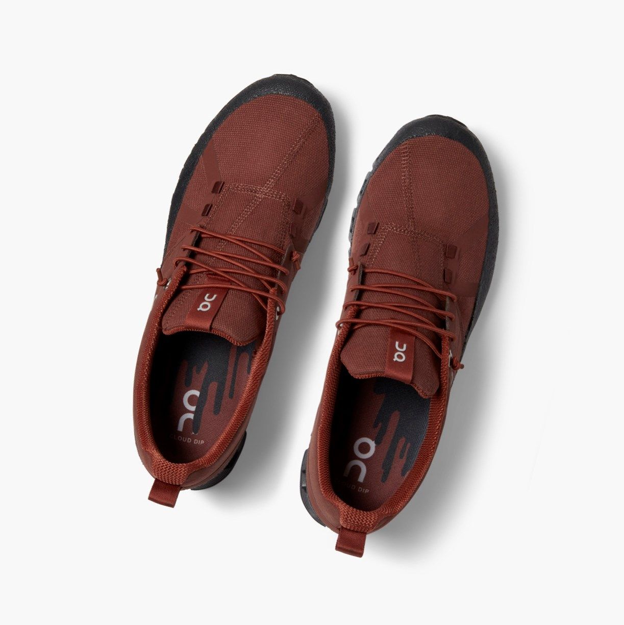 Burgundy On Cloud Dip Men Road Running Shoes | 740EVHFOB