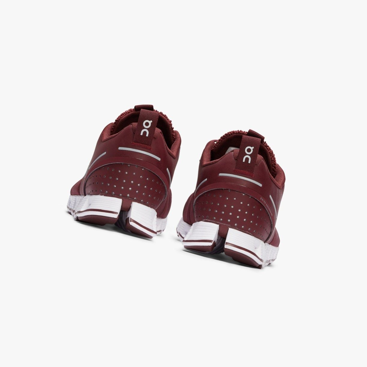 Burgundy On Cloud Terry Men Road Running Shoes | 958MBXGWV