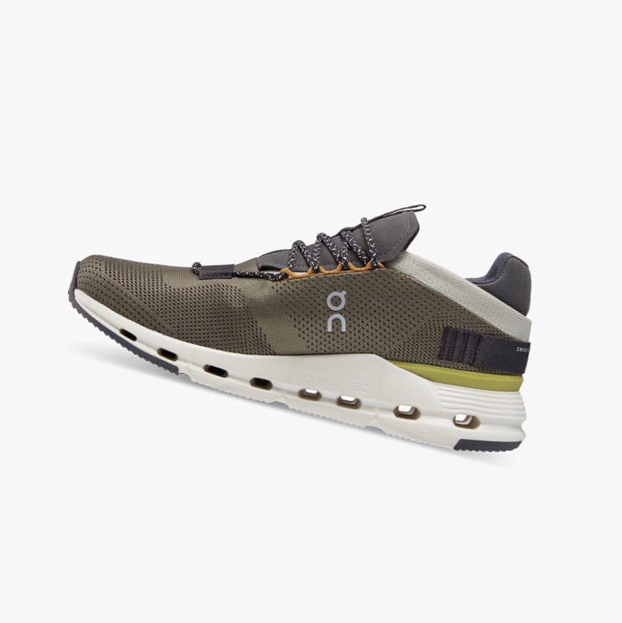 Dark Green On Cloudnova Men Sneakers | 961YTQOWH