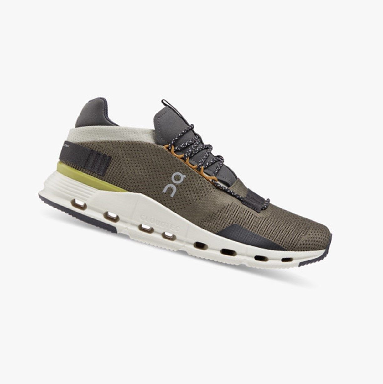 Dark Green On Cloudnova Men Sneakers | 961YTQOWH