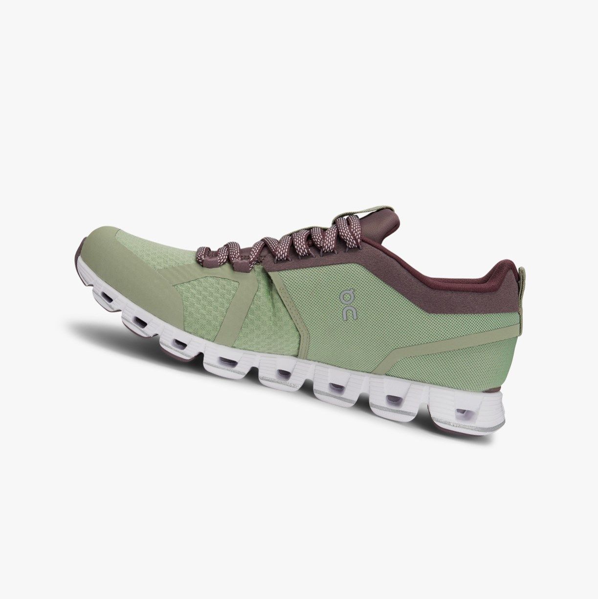 Green On Cloud Beam Women Road Running Shoes | 741ZGIVPS