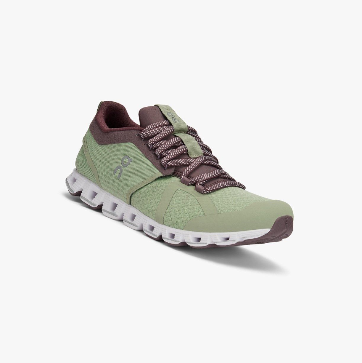 Green On Cloud Beam Women Road Running Shoes | 741ZGIVPS