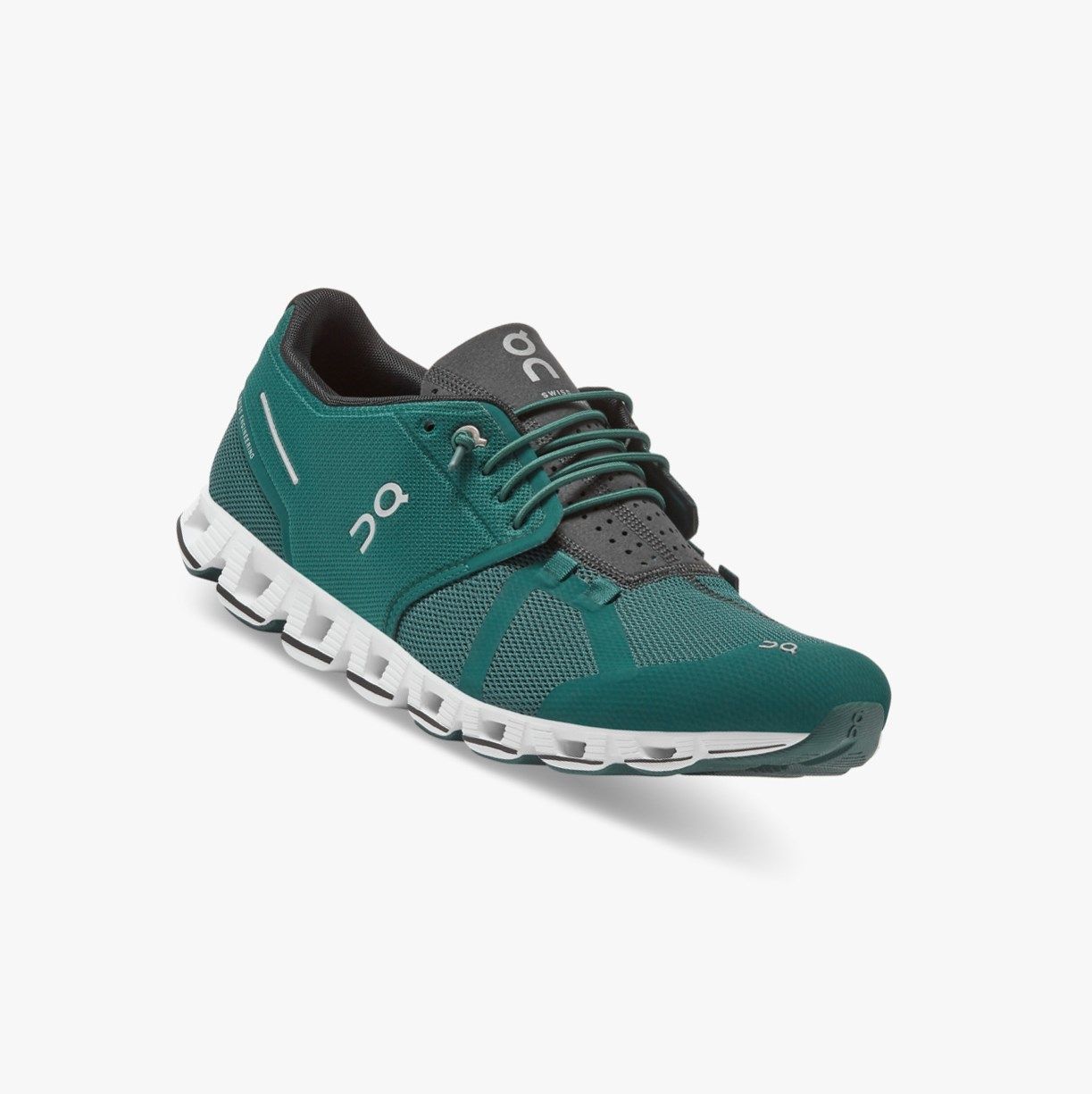 Green On Cloud Men Road Running Shoes | 278MJAHYN