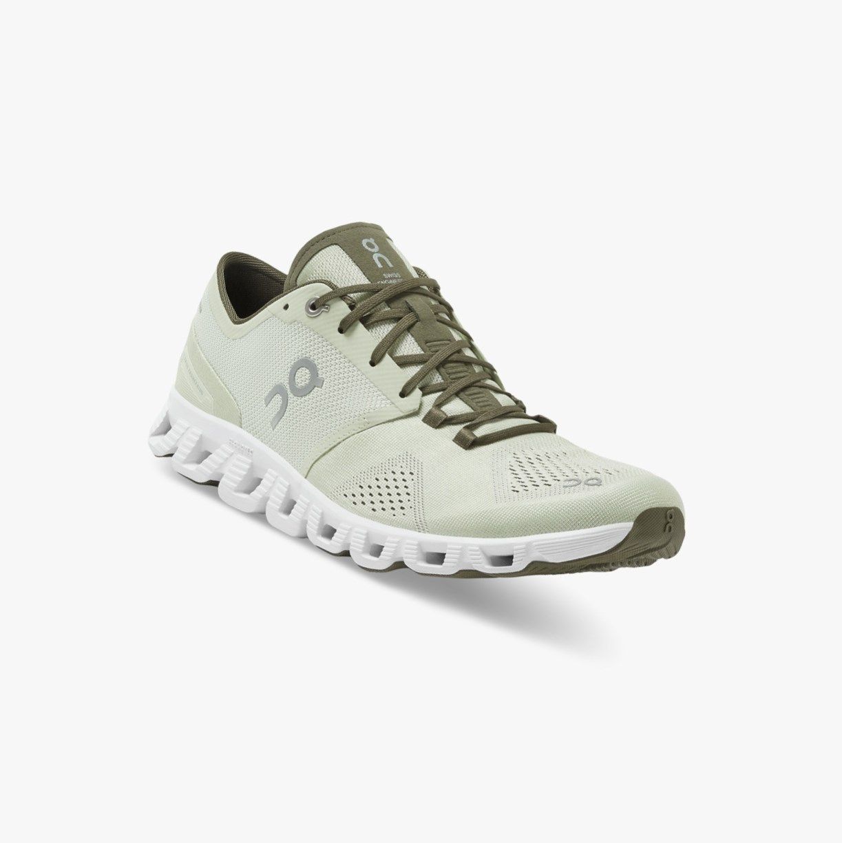 Green On Cloud X Men Training Shoes | 387EAPUBW