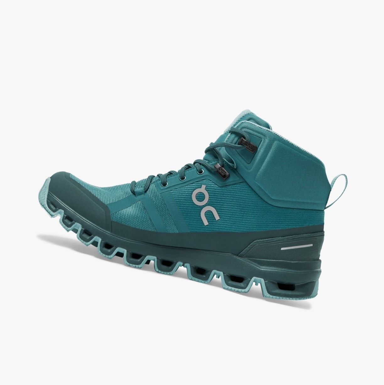 Green On Cloudrock Waterproof Women Hiking Boots | 172ZPUECW