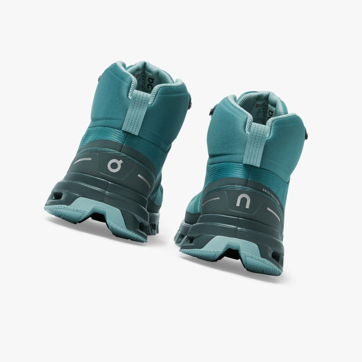 Green On Cloudrock Waterproof Women Hiking Boots | 172ZPUECW