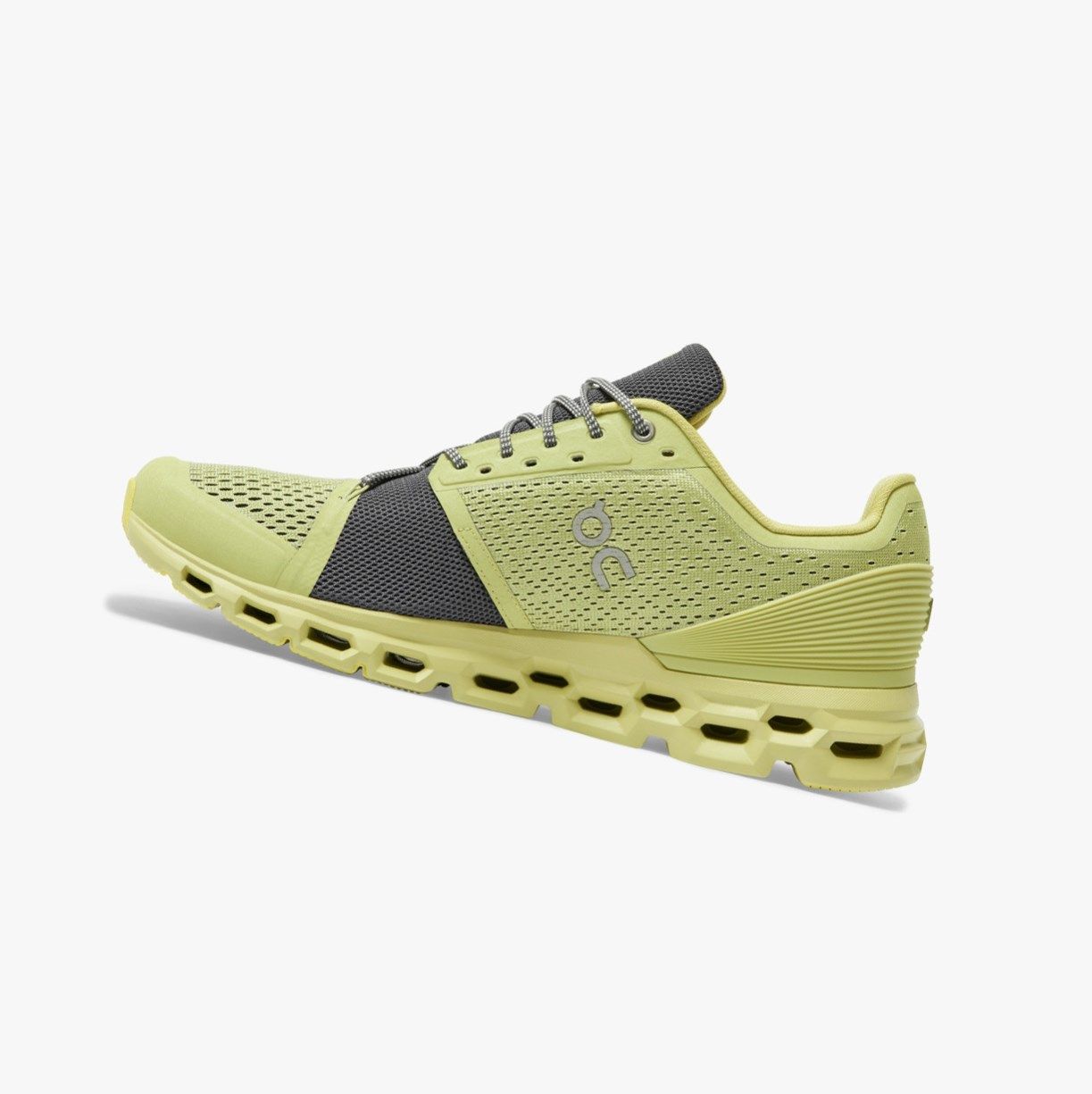 Green On Cloudstratus Men Road Running Shoes | 915WDKIEZ