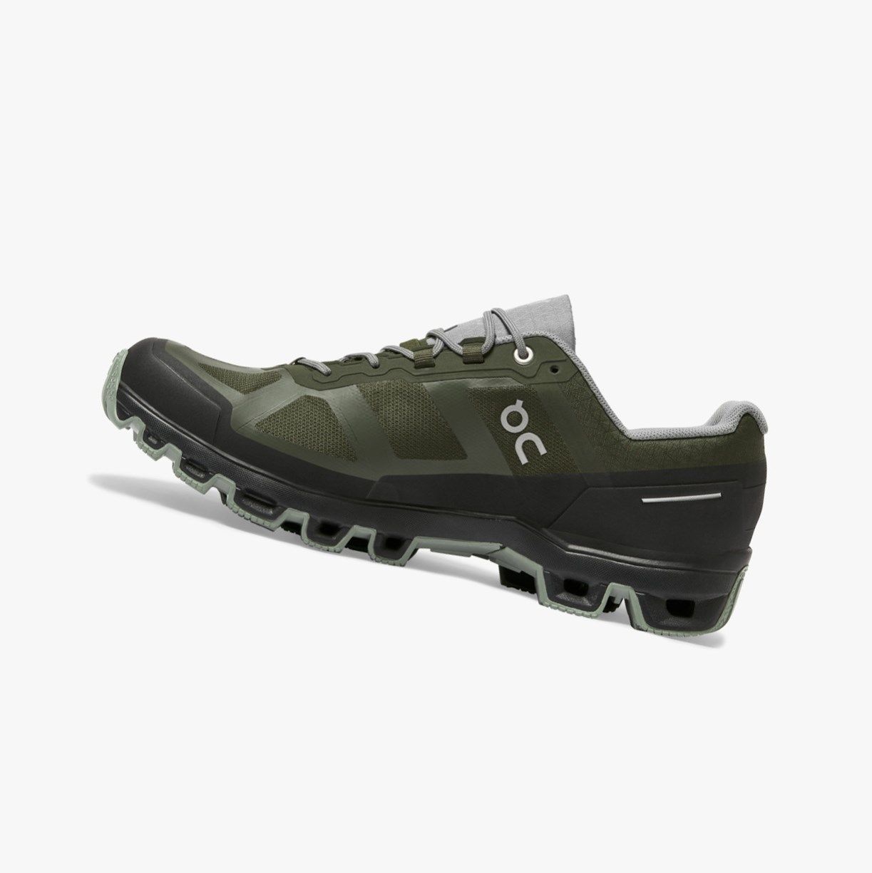 Green On Cloudventure Waterproof Men Trail Running Shoes | 786RTJUCI